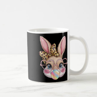Mug Joli lapin Lapin Face Leopard Bow Girls Happy Eas