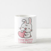 Mug Joli Lapin, Un Petit Lapin T'Aime Jouer (Centre)