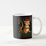 Mug Joli Leopard Gecko Santa Hat Laid Christmas<br><div class="desc">Joli Leopard Gecko Santa Hat Vilain Chandail de Noël Xmas Pjs 1</div>