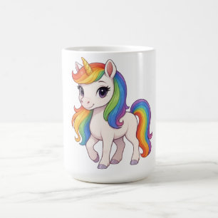 Mug Joli licorne arc-en-ciel coloré