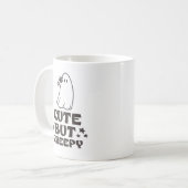 Mug Joli mais déplaisant rétro Halloween super (Devant gauche)