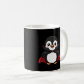 Mug Joli manchot vampire Halloween (Devant droit)