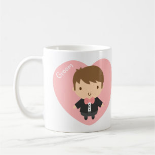 Mug Joli marié en smoking pour lui