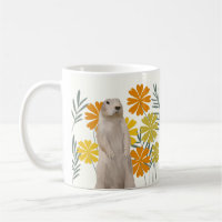 Joli Marmotte À Fleurs Ravissantes