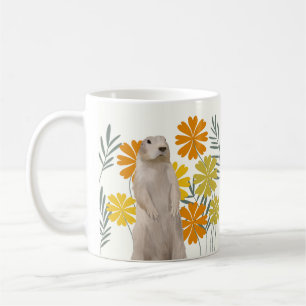 Mug Joli Marmotte À Fleurs Ravissantes