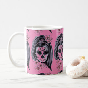 Mug Joli masque Carnival femme crâne Thunder_Cove
