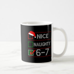 Mug Joli Méchant 6 7 Mème 67 Noël Six Sept Sueurs