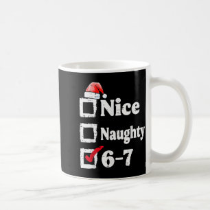 Mug Joli Méchant 6 7 Mème 67 Noël Six Sept Xmas