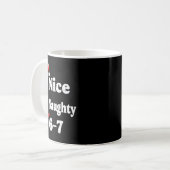 Mug Joli Méchant 6 7 Mème 6 7 Noël Six Sept Xmas (Devant gauche)