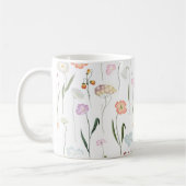 Mug Joli modèle floral Fleur sauvage (Gauche)