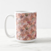 Mug Joli monogramme rose de sirène d'or (Gauche)