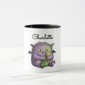 Mug Joli Monstre Buddies Violet Vert Fluffy (Centre)