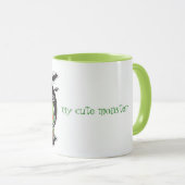 Mug Joli Monstre Entouré De Chauve-Feu (Devant droit)