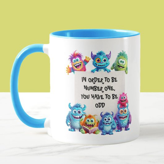 Mug Joli Monstres Coloré Drôle Texte