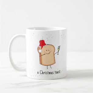 Mug Joli morceau festif de Noël toast
