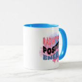 Mug Joli mot d'art inspirant positif (Devant droit)