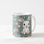 Mug Joli motif blanc lapin (Devant droit)