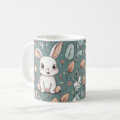 Mug Joli motif blanc lapin (Devant gauche)