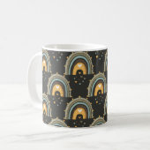 Mug Joli Motif Boho Rainbows (Devant gauche)