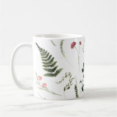 Mug Joli Motif botanique Fleur sauvage (Gauche)