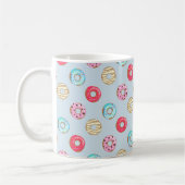 Mug Joli motif de beignet glacé bleu clair (Gauche)