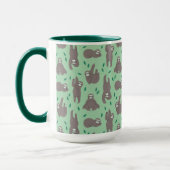 Mug Joli Motif de fentes (Gauche)