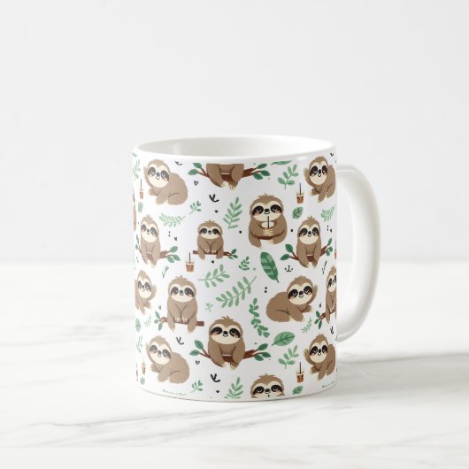 Mug Joli Motif de fentes (Devant droit)