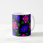 Mug Joli Motif de fleurs roses (Devant droit)
