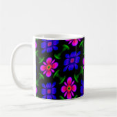 Mug Joli Motif de fleurs roses (Gauche)