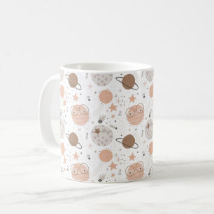 Mug Joli Motif Doodle Planet