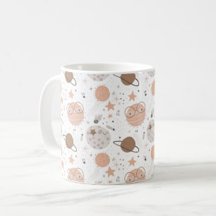 Mug Joli Motif Doodle Planet