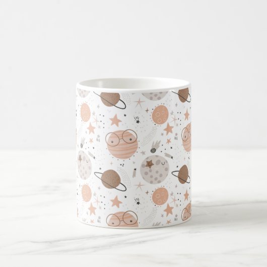 Mug Joli Motif Doodle Planet (Centre)