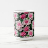 Mug Joli motif fleuri rose boho (Centre)