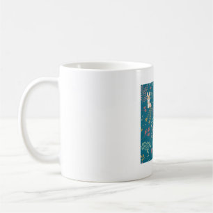 Mug Joli motif floral de lapin mignon