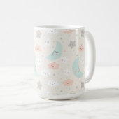 Mug Joli Motif Pastel Sky souriant (Devant droit)