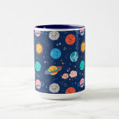 Mug Joli Motif Planète Souriante (Centre)