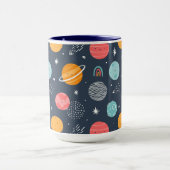 Mug Joli Motif Planète Souriante (Centre)