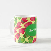 Mug Joli Motif rouge et vert Mittens (Devant gauche)
