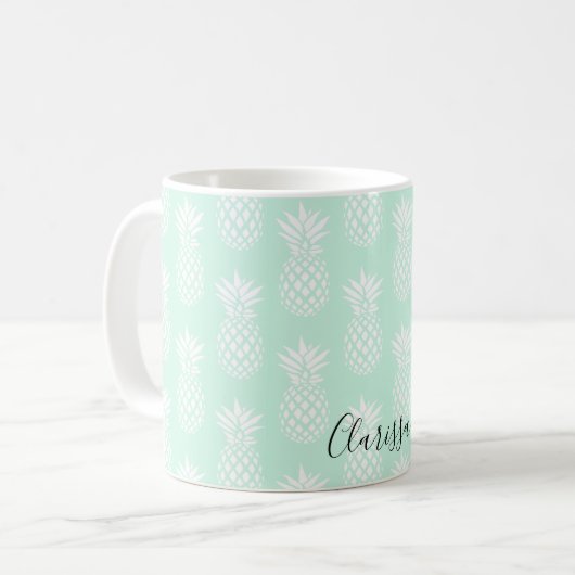 Mug Joli motif vert en bon état mignon élégant (Devant gauche)