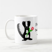 Mug Joli moufette avec citation (Gauche)