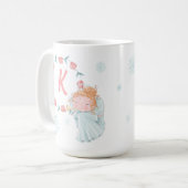 Mug Joli Noël Angel Monogrammé (Devant gauche)