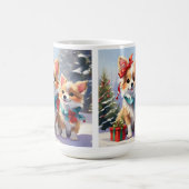 Mug Joli Noël Corgis Fête de Noël (Centre)