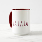 Mug Joli Noël FA LA LA LA (Devant gauche)