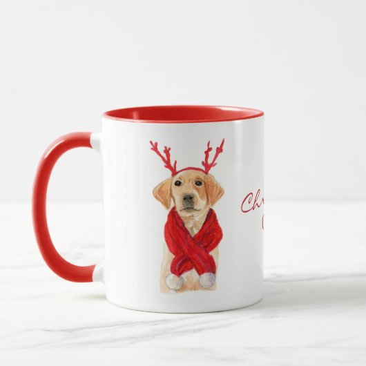 Mug Joli Noël Labrador (Gauche)