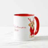 Mug Joli Noël Labrador (Devant droit)
