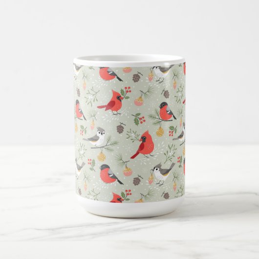 Mug Joli Noël Oiseau Motif Design de vacances (Centre)