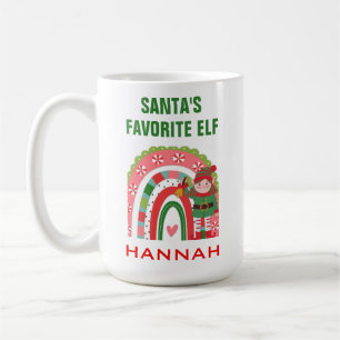 Mug Joli Noël Père Noël Elfe préféré