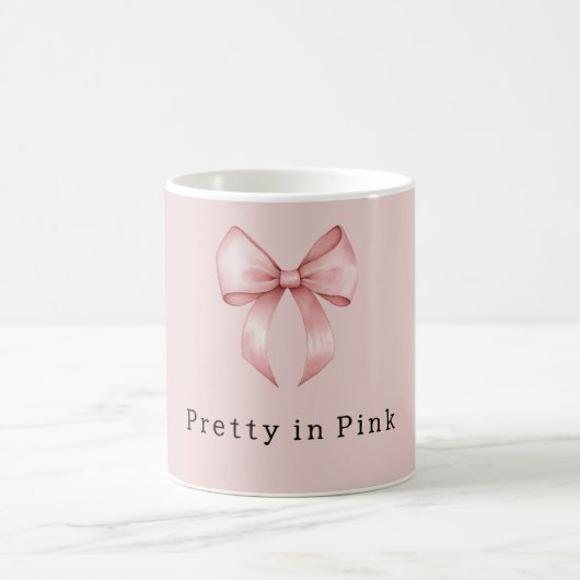 Mug Joli Nœud Rose Féminin (Centre)