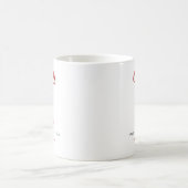 Mug Joli Nœud Rouge Joyuse Saint-Valentin (Centre)