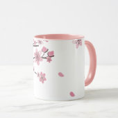 Mug Joli Nom Fleur de Cerisier Rose (Devant droit)